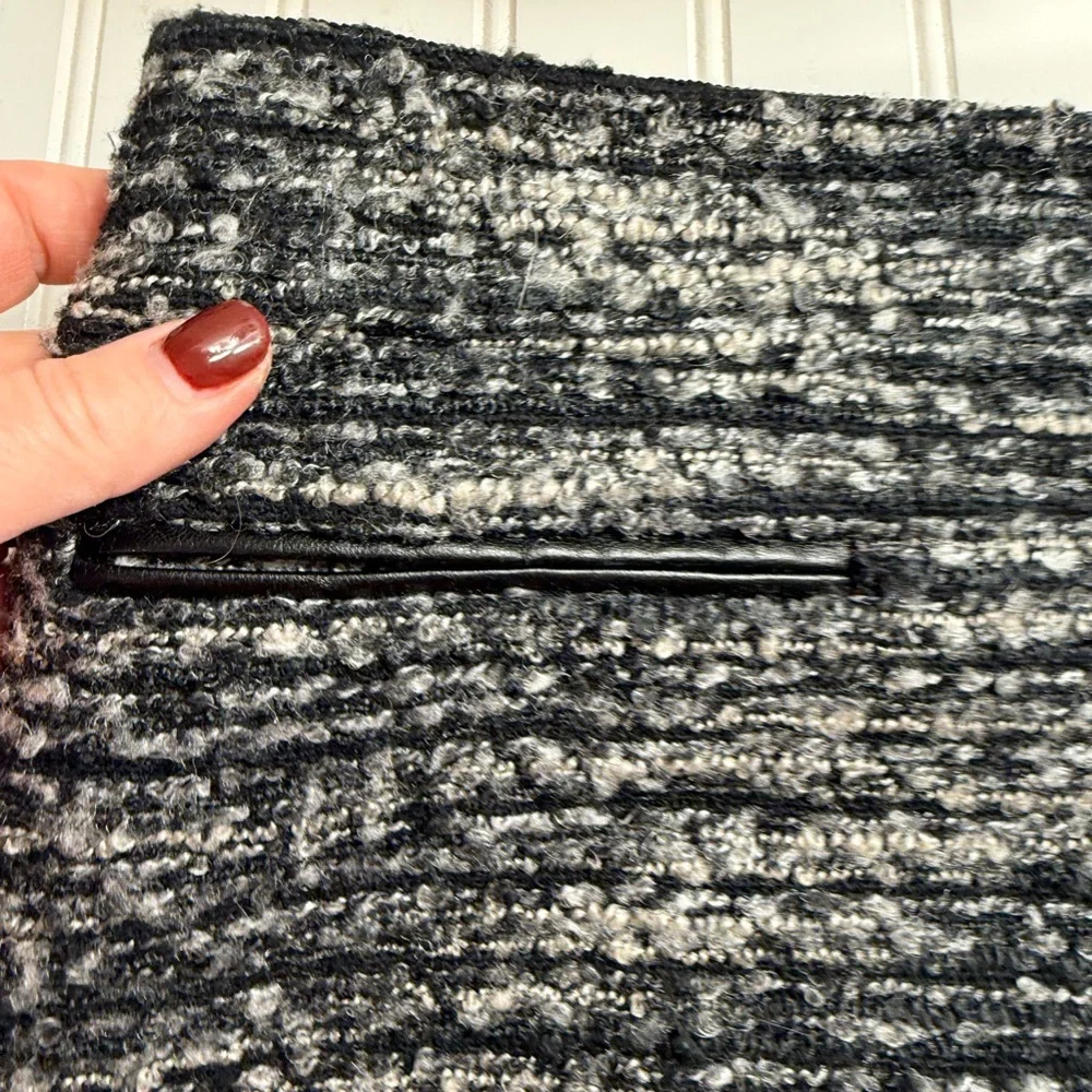 Modern Black and White Area Rug